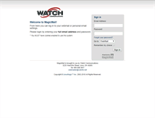Tablet Screenshot of mail.watchtv.net