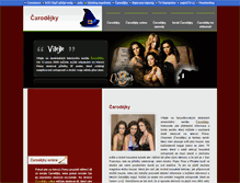 Tablet Screenshot of carodejky.watchtv.cz