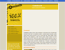 Tablet Screenshot of comeback.watchtv.cz
